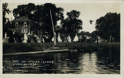 Gala Day on Indian Island  June 17, 1921