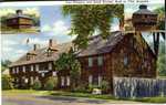 Augusta, Maine, Fort Western and Block Houses Postcard