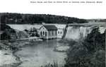Ellsworth, Maine, Power House and Dam on Union River