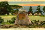 Acadia National Park, Champlain Memorial Overlooking Hunter's Beach