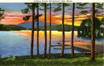 Moosehead Lake, Maine, Sunset