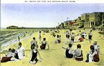 Old Orchard Beach and Pier Postcard
