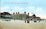 Old Orchard Hotel Velvet and Sea Shore House Postcard