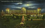 Old Orchard House at Night Postcard