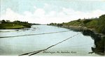 Skowhegan Postcard of the Kennebec River