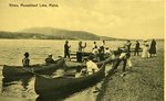 Kineo, Maine, Moosehead Lake, Loading Canoes