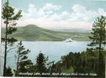 Moosehead Lake, Maine, Mouth of Moose River from Mount Kineo