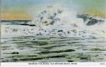 Old Orchard, Incoming Tide Waves Postcard