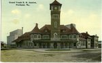 Portland Grand Trunk Railroad Station Postcard