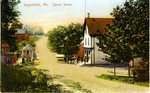 Sargentville, Maine, Street Scene            Postcard