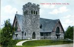 York Harbor's Trinity Church Postcard