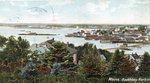 Boothbay Harbor, Maine, Town and Harbor View