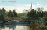 Dennysville, Maine, Lower Bridge and Congregational Church