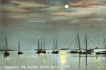 Eastport, Maine, Sardine Boats by Moonlight