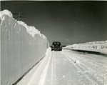 Maine Roadside Snowbank