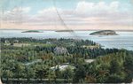 Bar Harbor, Maine, Porcupine Islands from Strawberry Hill