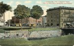 Lewiston, Maine, View of Haymarket Square from the Water Works, Showing New Bank Building