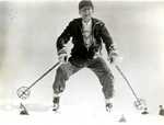 Rudy Vallee Skiing in Maine