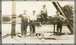 Dresden, Maine, Men at Bridge Construction Site