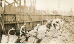 Passadumkeag, Maine, Men Working on Bridge