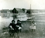 Winterport, Maine, Children Near Wharf