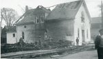 Addison, Maine, Methodist Church After Fire