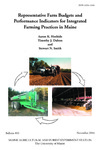 B850: Representative Farm Budgets and Performance Indicators for Integrated Farming Practices in Maine