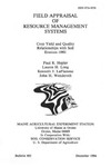 B805: Field Appraisal of Resource Management Systems: Crop Yield and Quality Relationships with Soil Erosion—1981 by Paul R. Hepler, Lauren H. Long, Kenneth J. LaFlamme, and John H. Wenderoth