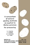 B624: A Comparison of Several Peeling Methods as Applied to Maine Potatoes for Processing