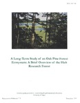 MP745: A Long-Term Study of an Oak Pine Forest Ecosystem: A Brief Overview of the Holt Research Forest by Jack W. Witham, Malcolm L. Hunter Jr., Hollis C. Tedford III, Alan J. Kimball, Alan S. White, and Susan Elias Gerken
