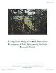 MP745: A Long-Term Study of an Oak Pine Forest Ecosystem: A Brief Overview of the Holt Research Forest