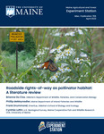 Roadside rights-of-way as pollinator  habitat: A literature review