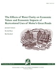 MR421: The Effects of Water Clarity on Economic Values and Economic Impacts of Recreational Uses of Maine's Great Ponds