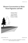 TB195: Element Concentrations in Maine Forest Vegetation and Soils