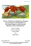 TB192: The Use of Glyphosate Herbicides in Managed Forest Ecosystems and Their Effects on Non-target Organisms with Particular Reference to Ants as Bioindicators by Kerry F.L. Guiseppe, Francis A. Drummond, Constance Stubbs, and Stephen Woods