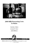 TB181: 2000 Milk Processing Costs in Maine