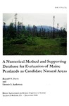 TB175: A Numerical Method and Supporting Database for Evaluation of Maine Peatlands as Candidtate Natural Areas by Ronald B. Davis and Dennis S. Anderson