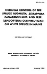 TB112: Chemical Control of the Spruce Budmoth, Zeiraphera canadensis Mut. And Free. (Lepidoptera: Olethreuthidae) on White Spruce in Maine by J. A. Holmes and E. A. Osgood