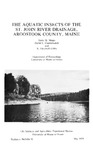 TB92: The Aquatic Insects of the St. John River Drainage of Aroostook County, Maine