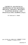TB94: Chemical and Physical Properties of the Boothbay, Brayton, Croghan, Monarda, Plaisted, Scantic, and Swanville Soil Mapping Units