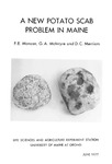 TB85: A New Potato Scab Problem in Maine by F. E. Manzer, G. A. McIntyre, and D. C. Merriam