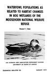 TB86: Waterfowl populations as Related to Habitat Changes in Bog Wetlands of the Moosehorn National Wildlife Refuge