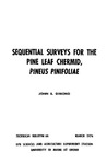 TB78: Sequential Surveys of the Pine Leaf Chermid, Pineus pinifoliae