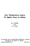 TB64: Low Temperature Injury to Apple Trees in Maine by M. T. Hilborn and W. C. Stiles