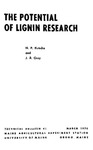 TB41: The Potential of Lignin Research by Norman P. Kutscha and James R. Gray