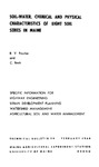 TB29: Soil-Water, Chemical and Physical Characteristics of Eight Soil Series in Maine