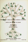 TB20: Preliminary Tables of Some Chemical Elements in Seven Tree Species in Maine by Harold E. Young, Paul N. Carpenter, and Russell A. Altenberger