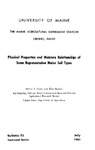 TB2: Physical Properties and Moisture Relationships of Some Representative Maine Soil Types