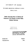 TB3: Studies Concerning Effects of Chloride and Potassium on the Nutrition of Potato Plans, Solanum tuberosum by Harold W. Gausman