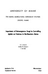 TB6: Importance of Entomogenous Fungi in Controlling Aphids on Potatoes in Northeastern Maine by W. A. Shands, Geddes W. Simpson, and I. M. Hall
